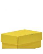 Kartoninė dėžutės viršutinė dalis geltona sp 102x65x46mm S