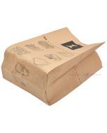 Kompostuojami šiukšlių maišai, popieriniai, 20+14x34 cm, 8 l, 70 g/m²