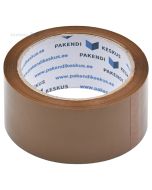 Ruda lipni pakavimo juosta 48mm plotis akrilinė, 66m/rulonėlis