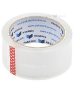 Skaidri lipni pakavimo juosta 48mm plotis akrilinė, 66m/rulonėlis