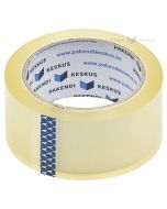 Skaidri lipni pakavimo juosta 48mm plotis, low noise, akrilinė, 66m/rulonėlis