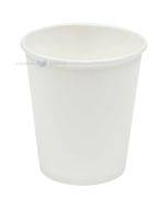 Baltas biopopieriaus puodelis 250ml, 100vnt/pakuotė