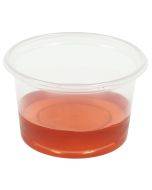 Skaidrus degustacijos indelis 50ml skersmuo 71mm, 100vnt/pakuotė