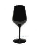 Vyno taurė, juoda plastikinė 470ml TT 350x plovimų