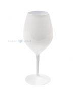 Vyno taurė, balta plastikinė 510ml TT 350x plovimų