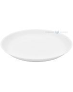 Lėkštė, PP, diam. 23,5 cm, balta, daugkartinio naudojimo