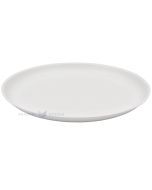 Daugkartinio naudojimo balta plastikinė lėkštė 27,4cm 125x plovimų