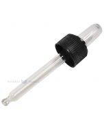 Juoda pipetė 10ml stiklo buteliukams, diam. 18mm