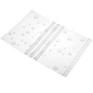 Užspaudžiamas maišelis Zip Lock Minigrip su juosta užrašui 25x35cm, 100vnt/pakuotė