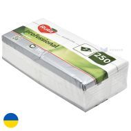2-sluoksnių balta servetėlė 33x33cm Ruta professional,  250vnt/pakuotė