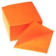 1-sluoksnio oranžinė servetėlė 24x24cm, 400vnt/pakuotė