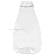 Ovalus PET-plastiko buteliukas 425ml / 0,425L skersmuo 38mm