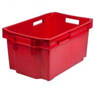 Raudona plastikinė dėžė Laokast max 52L / 25kg