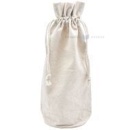 Tekstiliniai maišeliai su virvele, 10x30 cm, skersmuo 10 cm, 230 g/m² medvilnė, be rankenų, be spaudos