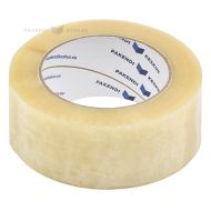 Skaidri lipni pakavimo juosta 48mm plotis hot-melt, 132m/rulonėlis