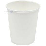 Baltas biopopieriaus puodelis 250ml, 100vnt/pakuotė