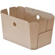 Rudas kartoninis indelis uogoms 2000ml / 2L 189x119x100mm