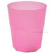 Stiklinė, rožinė plastikinė 350ml PP 50x plovimų