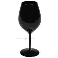 Vyno taurė, juoda plastikinė 510ml TT 350x plovimų