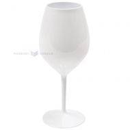 Vyno taurė, balta plastikinė 510ml TT 350x plovimų