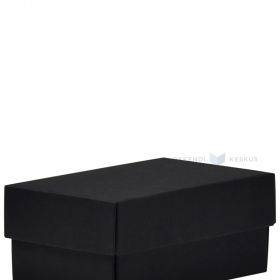 Kartoninė dėžutės viršutinė dalis juoda sp 102x65x46mm S