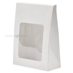 Kartoninė torto dėžutė su langeliu 13x5,5x17,4cm, 20vnt/pakuotė