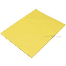 Šilkinis pakavimo popierius, geltonas 50x75cm, 24vnt/pakuotė