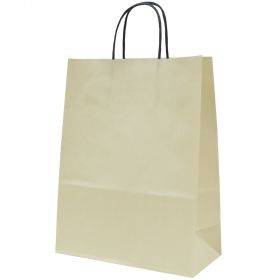 Dramblio kaulo sp popierinis maišelis suktomis rankenėlėmis 24+11x31cm
