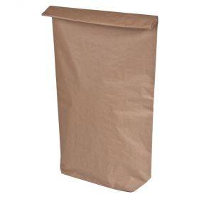 Trisluoksnis rudo popieriaus maišelis 45+13x75cm 3x70g/m2