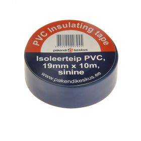 Mėlyna izoliacinė juosta 19mm plotis, 10m/rulonėlis