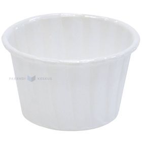 Balto popieriaus + PE degustacijos puodelis 30ml, skersmuo 51mm, 100vnt / pakuotėje