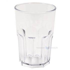 Stiklinė, plastikinė 400ml SAN 500x plovimų