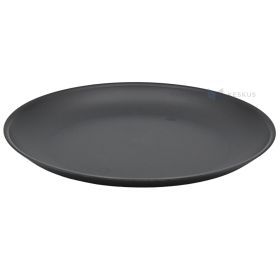 Lėkštė, PP, diam. 23,5 cm, tamsiai pilka, daugkartinio naudojimo