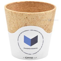 Valgomi kavos puodeliai, 220ml, 12vnt/pakuotė
