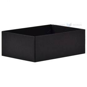 Kartoninė dėžutės apatinė dalis juoda sp 170x110x60mm M