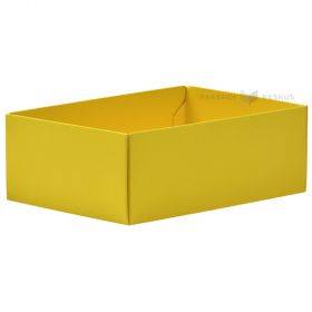 Kartoninė dėžutės apatinė dalis geltona sp 170x110x60mm M
