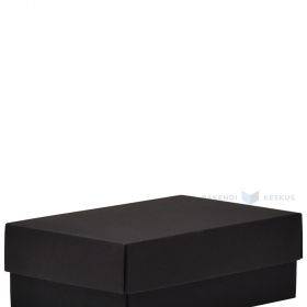 Kartoninė dėžutės viršutinė dalis juoda sp 170x110x60mm M