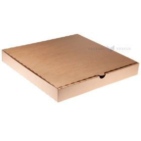 Gofruoto kartono picos dėžutė 36x36x3,5cm, 50vnt/pakuotė