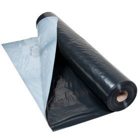 Medienos dengimo plėvelė, LD, 3 m, H ø63 mm, juoda/balta, 120 mikronų,120jm