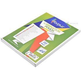 Laminavimo plėvelė, poliesteris, A4, 80 mikronų, antistatinė, blizgi, 100 lapų pakuotėje