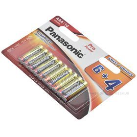 Baterijos, AAA tipo, Panasonic Pro Power, LR03PPG/10B, pakuotėje 10 vnt.