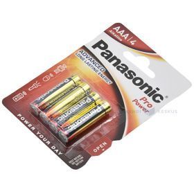 Baterijos, AAA tipo, Panasonic Pro Power, LR03PPG/4B, pakuotėje 4 vnt.