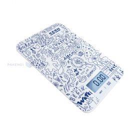 Virtuvinės svarstyklės Kern FGE5K-3S d 1g max 5kg safeglass 15,2x23cm