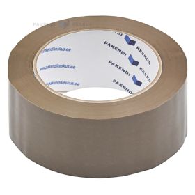Ruda lipni pakavimo juosta 48mm plotis solvent, 132m/rulonėlis