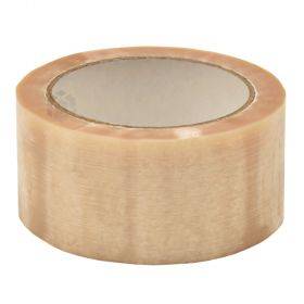 Skaidri lipni pakavimo juosta PVC 50mm plotis, 66m/rulonėlis