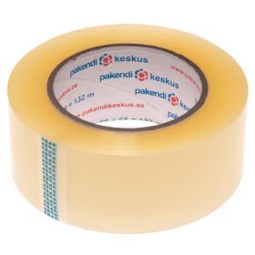 Skaidri lipni pakavimo juosta 48mm plotis akrilinė, 132m/rulonėlis