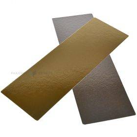 Auksinis-sidabrinis pagrindas žuvies patiekalams 150x450mm, 25vnt/pakuotė