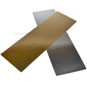 Auksinis-sidabrinis pagrindas žuvies patiekalams 175x550mm, 25vnt/pakuotė