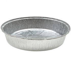 Apvalus aliuminio folijos indelis skermuo 230mm aukštis 43mm 1450ml