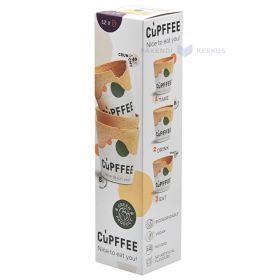 Valgomas kavos puodelis, sausaininis, 220 ml, Ø75 mm, rudas, 85 °C, 40 min., 12 vnt./dėž.